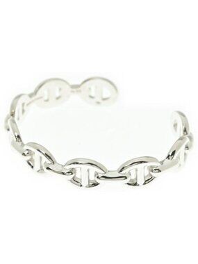 Hermes Bracelet Bangle Silver